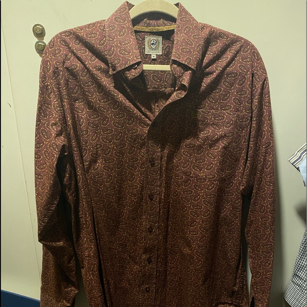 Cinch long sleeve shirt